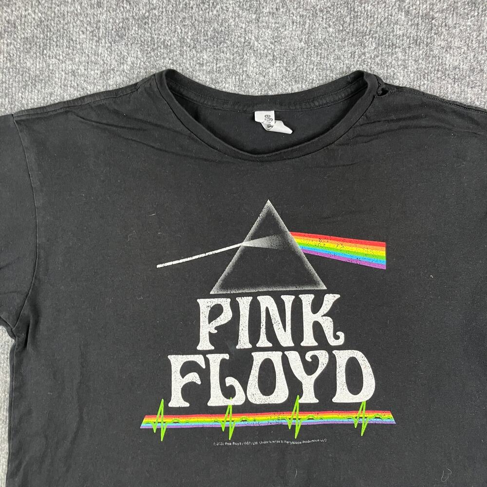 Instant Message T-Shirt Womens Size S Black Pink Floyd Band Graphic Rock Tee